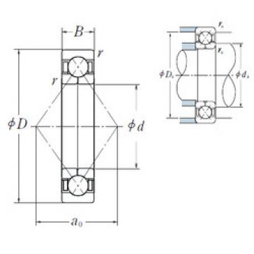 angular contact ball bearing installation QJ 1021 NSK