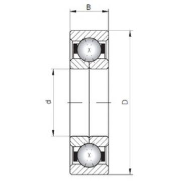 angular contact ball bearing installation QJ1005 ISO