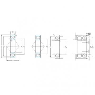 angular contact ball bearing installation QJ207N2MA SKF