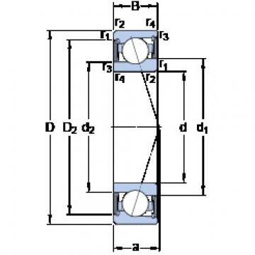 angular contact ball bearing installation S71907 CE/HCP4A SKF