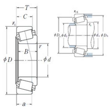 tapered roller bearing axial load 9180/9121 NSK