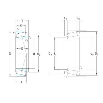 tapered roller bearing axial load E2.32319 SKF