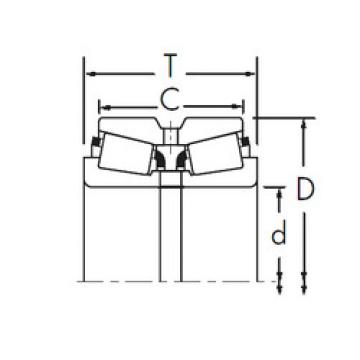 tapered roller thrust bearing 15100/15251D Timken