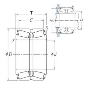 tapered roller bearing axial load HR100KBE043+L NSK