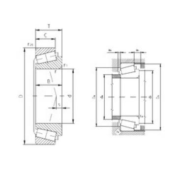 tapered roller bearing axial load K-15123/K-15245 ZVL