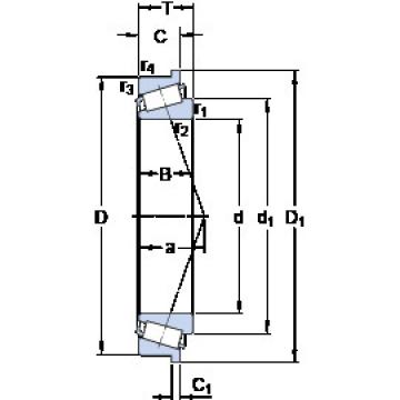 tapered roller thrust bearing 28678/28622 B/Q SKF