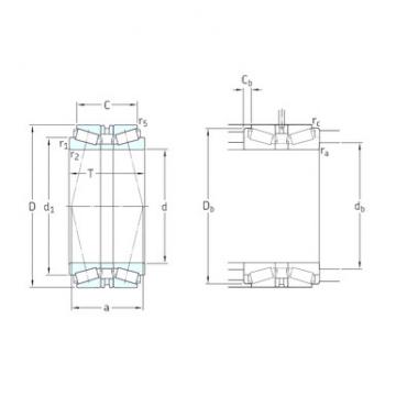 tapered roller thrust bearing 30217T71J2/QDB SKF