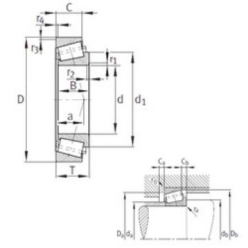 tapered roller thrust bearing 32044-X FAG