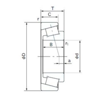 tapered roller bearing axial load QT9 NACHI