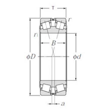 tapered roller thrust bearing 323024 NTN