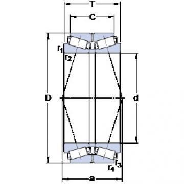 tapered roller dimensions bearings 331945 SKF