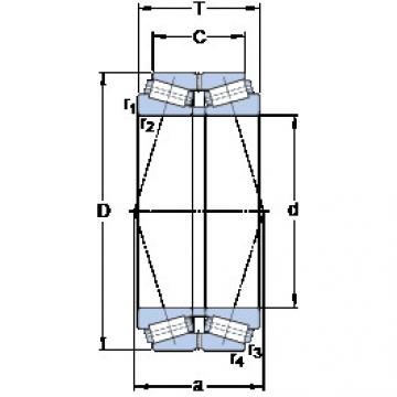 tapered roller bearing axial load BT2B 332780/HA5 SKF