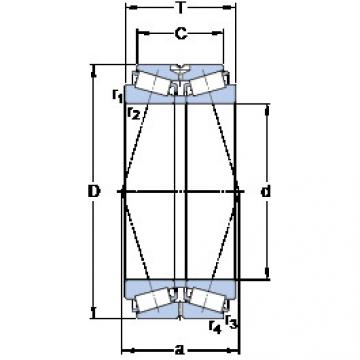 tapered roller bearing axial load BT2B 332237 A/HA1 SKF