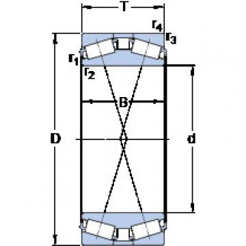 tapered roller dimensions bearings 331729 SKF