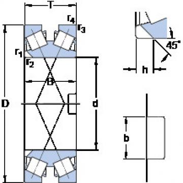 tapered roller dimensions bearings 332068 SKF