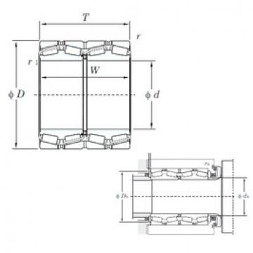 tapered roller dimensions bearings 37217 KOYO