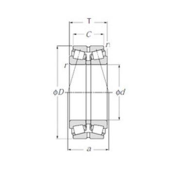 tapered roller dimensions bearings 413030 NTN