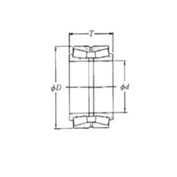 tapered roller dimensions bearings 46T090904 KOYO