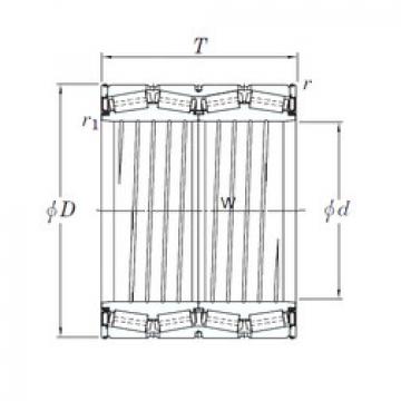 tapered roller dimensions bearings 47TS885948A-3 KOYO