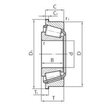 tapered roller bearing axial load BT1-7502/QVC038 SKF