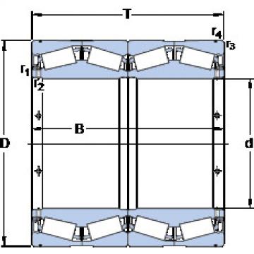 tapered roller bearing axial load BT4-8017/HA1C600VA941 SKF