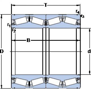 tapered roller bearing axial load BT4-8025 G/HA1C300VA903 SKF