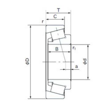 tapered roller bearing axial load QT9B-2 NACHI