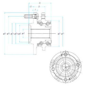 tapered roller bearing axial load ZA-58BWKH17B-Y-5CP01 NSK