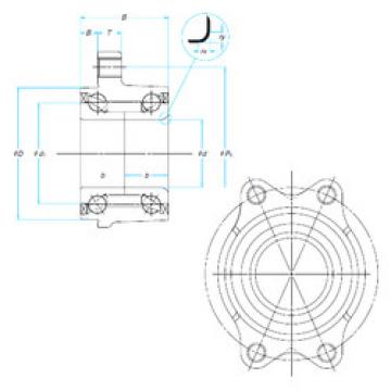 tapered roller bearing axial load ZA-43BWK03D-Y-2CA-01 NSK