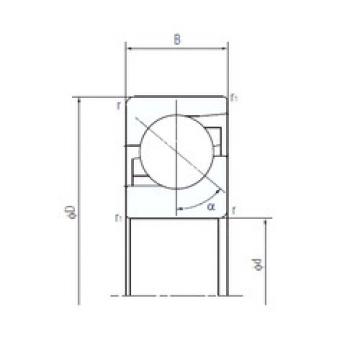 thrust ball bearing applications 40TAF09 NACHI