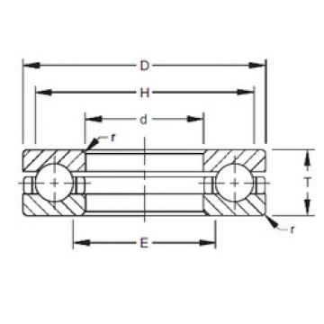 thrust ball bearing applications 100TVB433 Timken