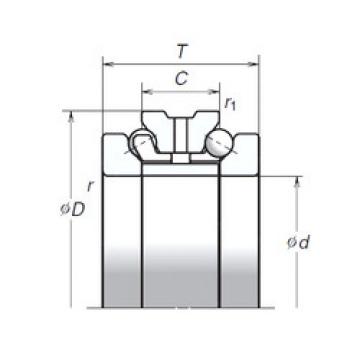 thrust ball bearing applications 190TAC20D+L NSK