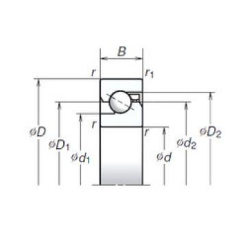 thrust ball bearing applications 45TAC100B NSK