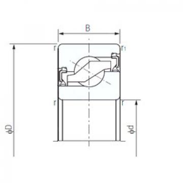 thrust ball bearing applications 25TAB06-2NK NACHI