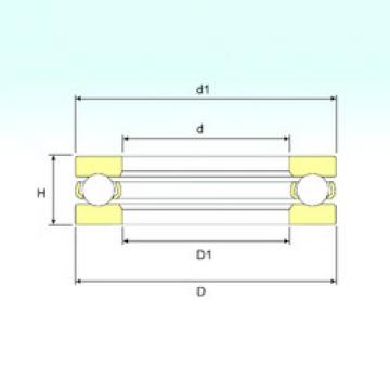 thrust ball bearing applications 350550 ISB