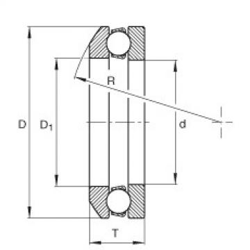 thrust ball bearing applications 4105 INA