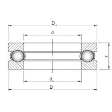 thrust ball bearing applications 51234 ISO