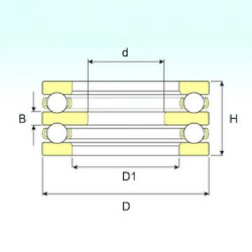 thrust ball bearing applications 52202 ISB