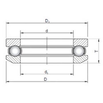 thrust ball bearing applications 53200 ISO