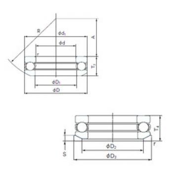 thrust ball bearing applications 53200U NACHI