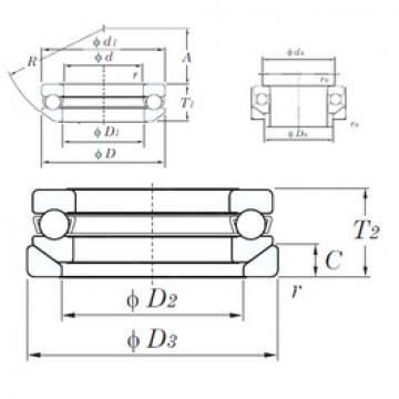 thrust ball bearing applications 53209U KOYO