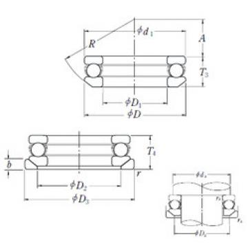 thrust ball bearing applications 53211U NSK