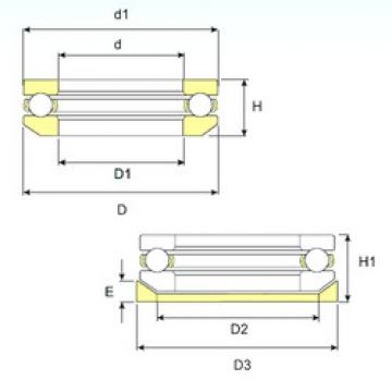 thrust ball bearing applications 53201 U 201 ISB