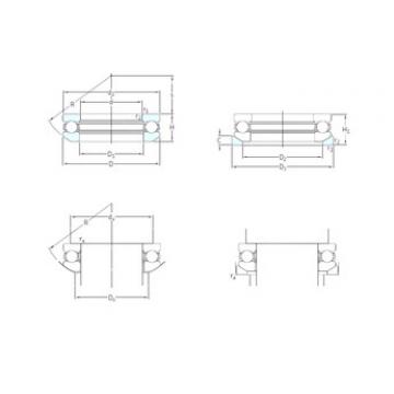 thrust ball bearing applications 53222+U222 SKF