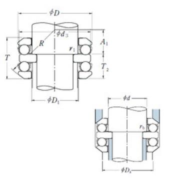 thrust ball bearing applications 54212 NSK