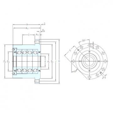 thrust ball bearing applications BSQU 230/1 TFT SNFA