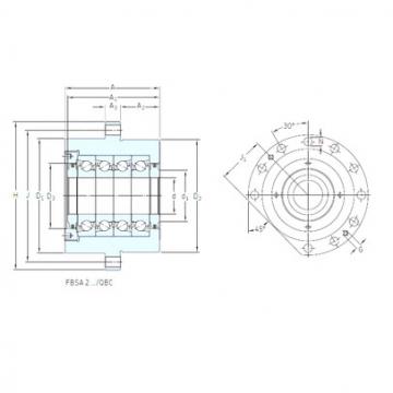 thrust ball bearing applications BSQU 235 TDT SNFA