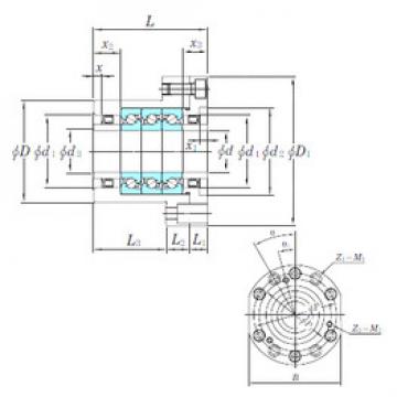 thrust ball bearing applications BSU3572BDF - T KOYO