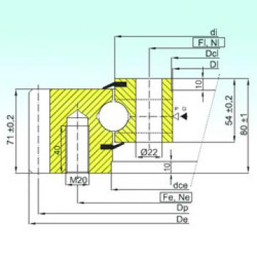 thrust ball bearing applications EB1.25.1055.201-2STPN ISB