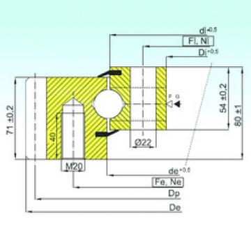 thrust ball bearing applications EB1.25.0455.200-1STPN ISB